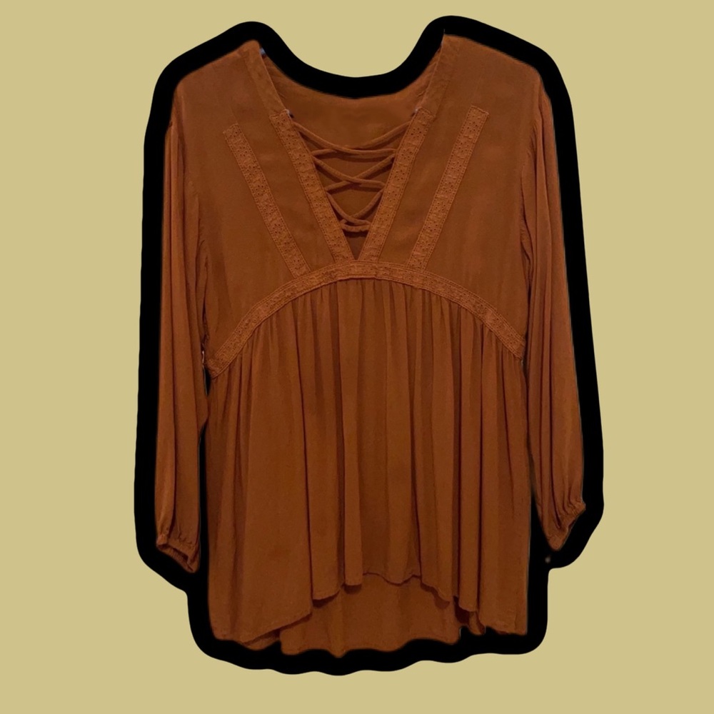 VINTAGE FLOWY TOP!